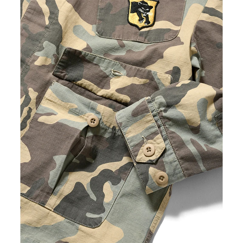 LFYT(エルエフワイティー)/ WASHED RIPSTOP FIELD SHIRT -CAMO-