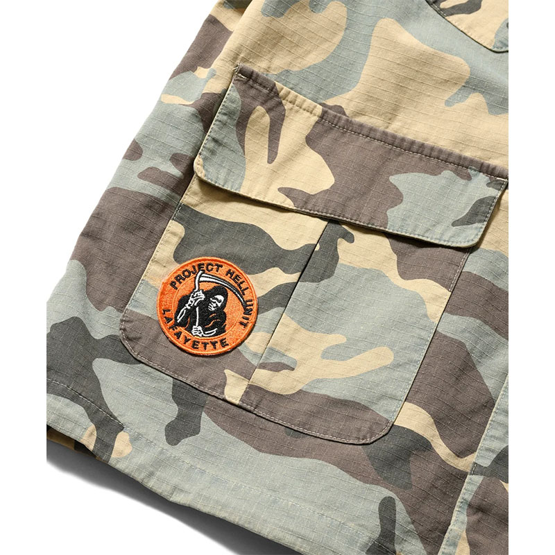 LFYT(エルエフワイティー)/ WASHED RIPSTOP FIELD SHIRT -CAMO-