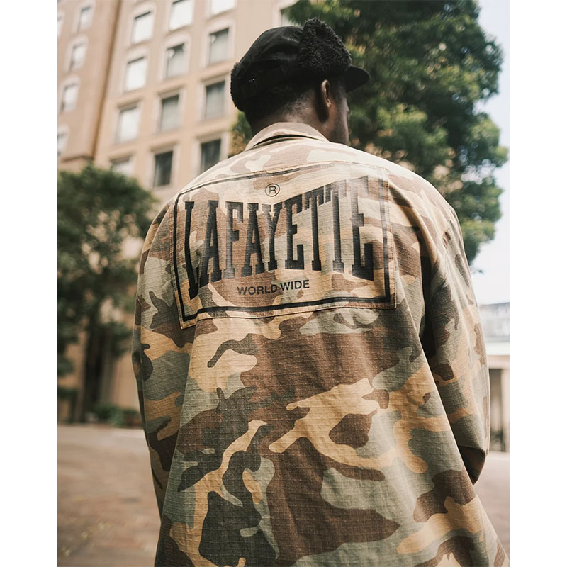 LFYT(エルエフワイティー)/ WASHED RIPSTOP FIELD SHIRT -CAMO-