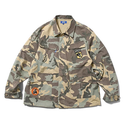 LFYT(エルエフワイティー)/ WASHED RIPSTOP FIELD SHIRT -CAMO-