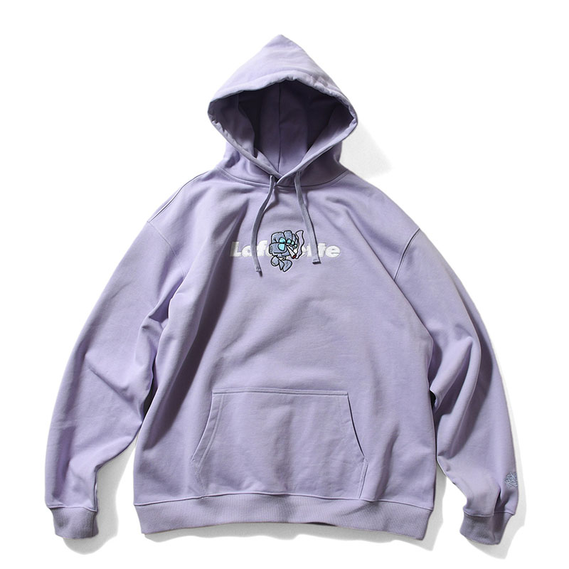 LFYT(エルエフワイティー)/ LFYT×REMIO Lafayette LOGO HOODIE -PURPLE-