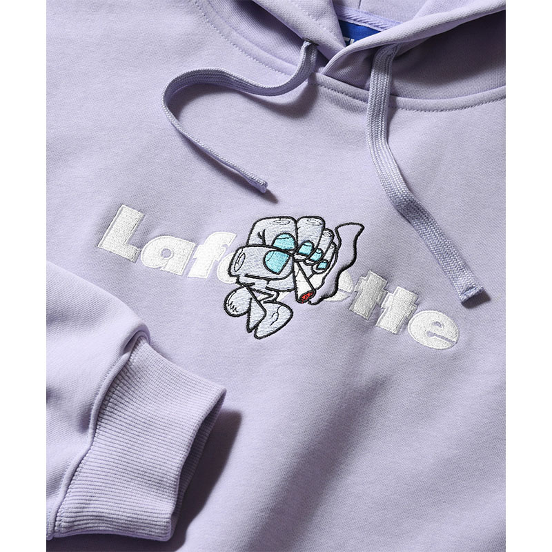 LFYT(エルエフワイティー)/ LFYT×REMIO Lafayette LOGO HOODIE -PURPLE-