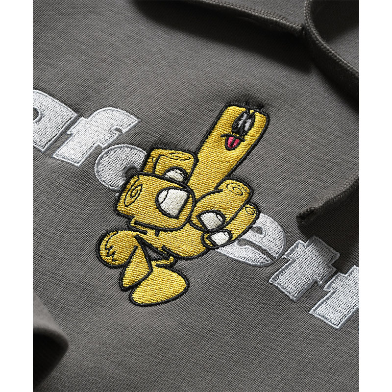 LFYT(エルエフワイティー)/ LFYT×REMIO Lafayette LOGO HOODIE -CHARCOAL-