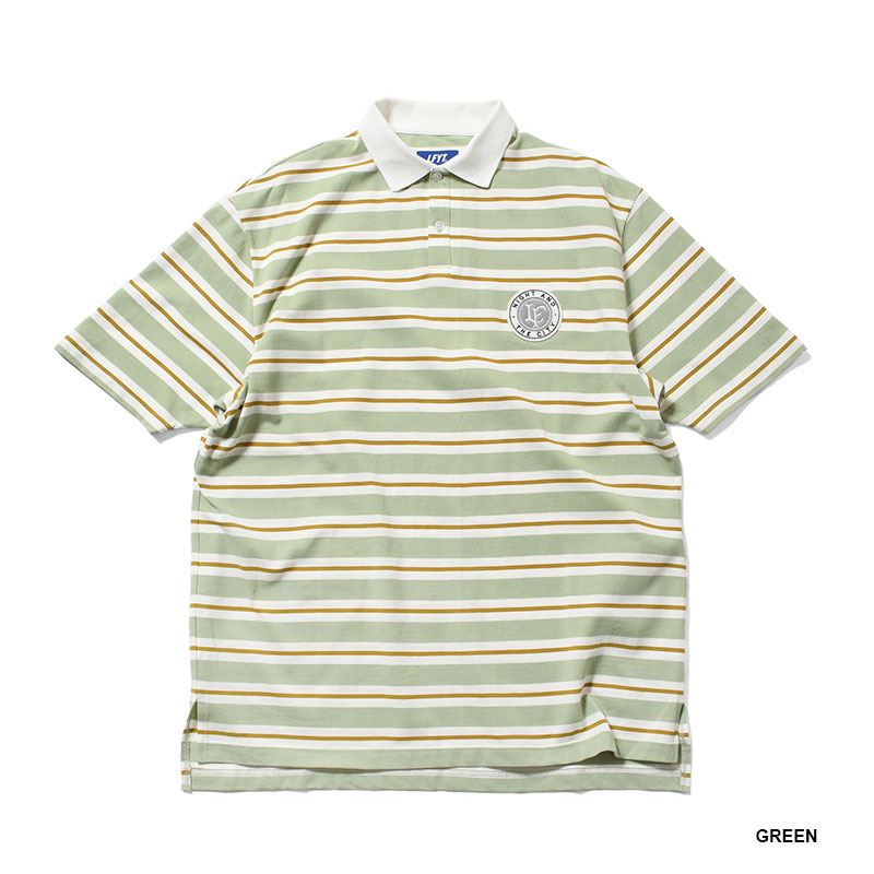LFYT(エルエフワイティー)/ ATHLEISURE STRIPED POLO SHIRT -2.COLOR-