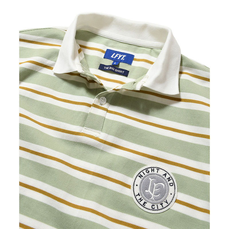LFYT(エルエフワイティー)/ ATHLEISURE STRIPED POLO SHIRT -2.COLOR-