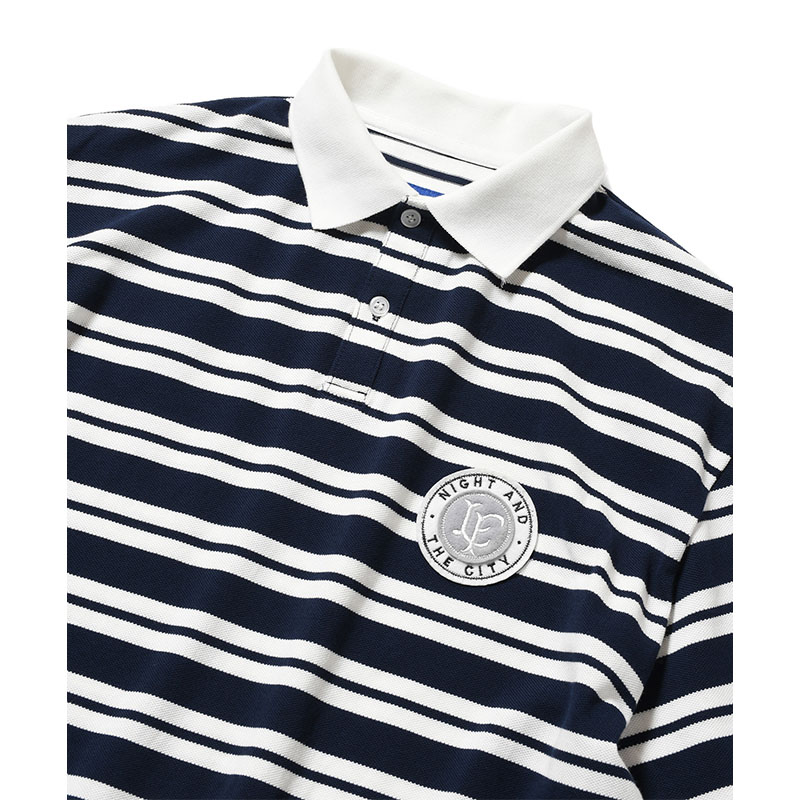 LFYT(エルエフワイティー)/ ATHLEISURE STRIPED POLO SHIRT -2.COLOR-