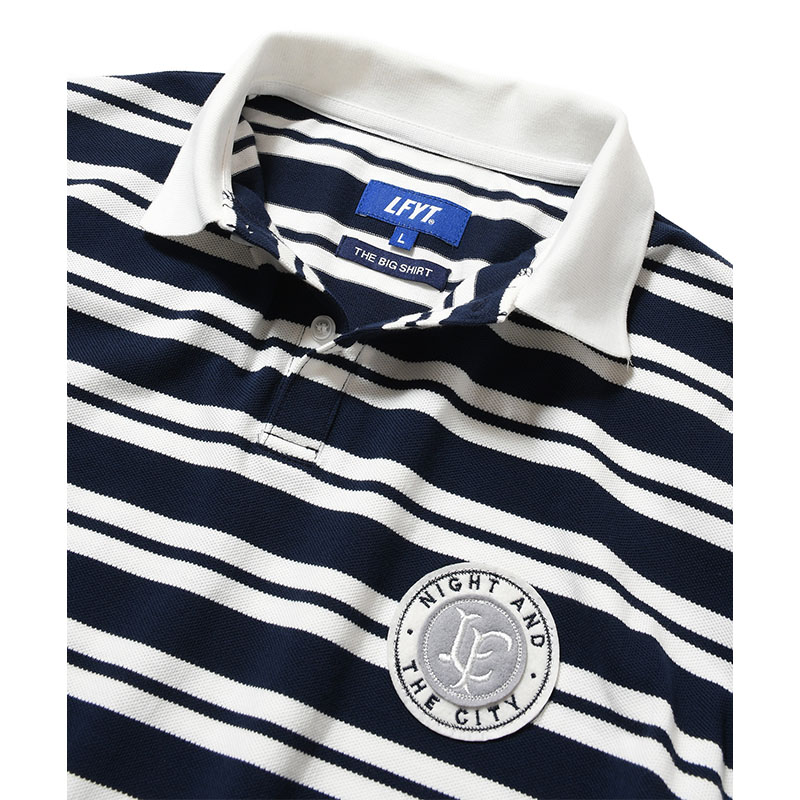 LFYT(エルエフワイティー)/ ATHLEISURE STRIPED POLO SHIRT -2.COLOR-