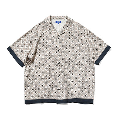 LFYT(エルエフワイティー)/ ARABESQUE PATTERN OPEN COLLAR SHIRT -2.COLOR-