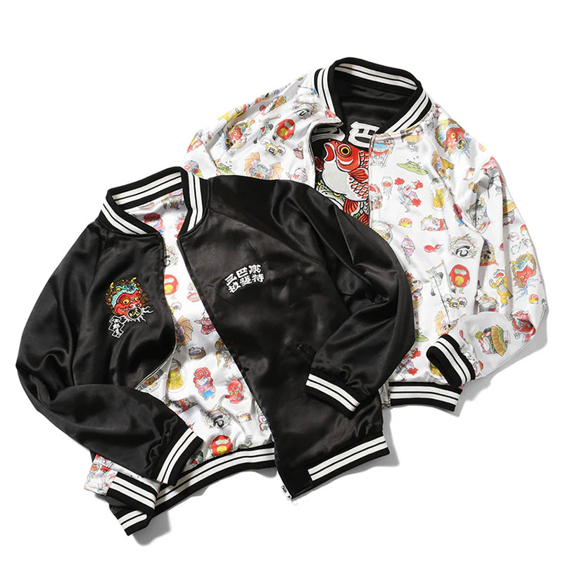 LFYT(エルエフワイティー)/ LFYT × THREE TIDES TATTOO - HORIMATSU REVERSILE JACKET -BLACK-