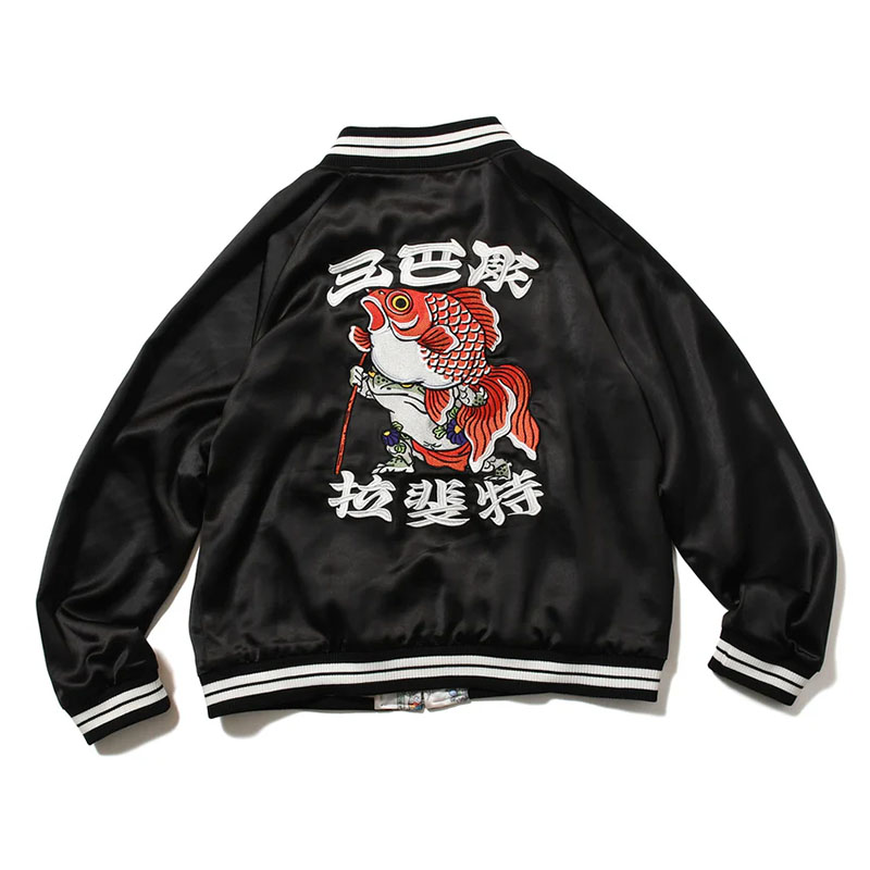 LFYT(エルエフワイティー)/ LFYT × THREE TIDES TATTOO - HORIMATSU REVERSILE JACKET -BLACK-