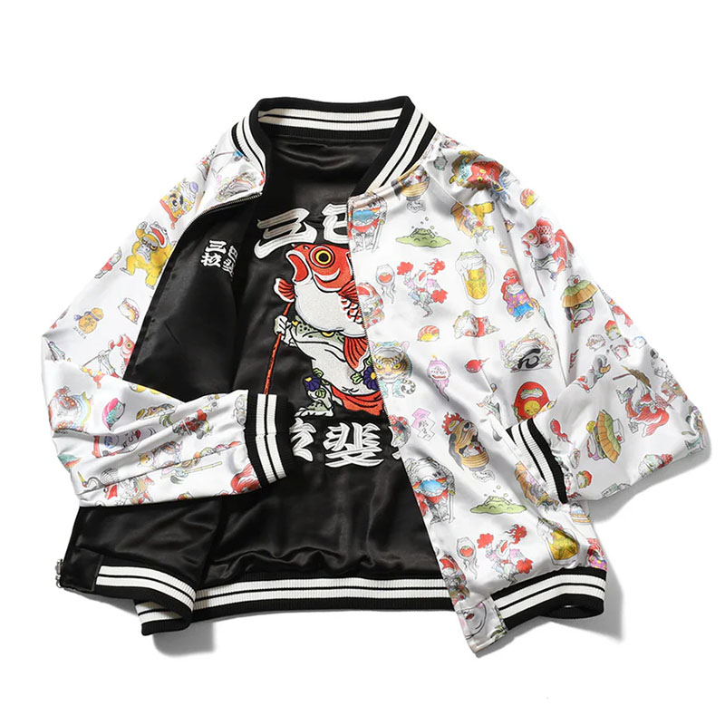 LFYT(エルエフワイティー)/ LFYT × THREE TIDES TATTOO - HORIMATSU REVERSILE JACKET -BLACK-