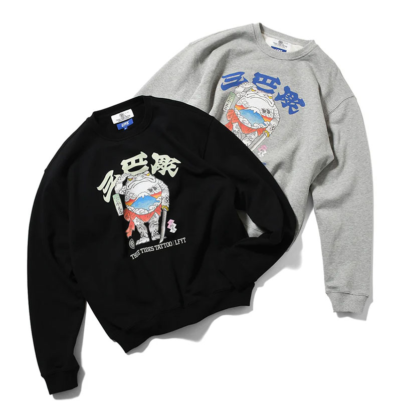 LFYT(エルエフワイティー)/ LFYT × THREE TIDES TATTOO - HORIMATSU CREW SWEAT -2.COLOR-
