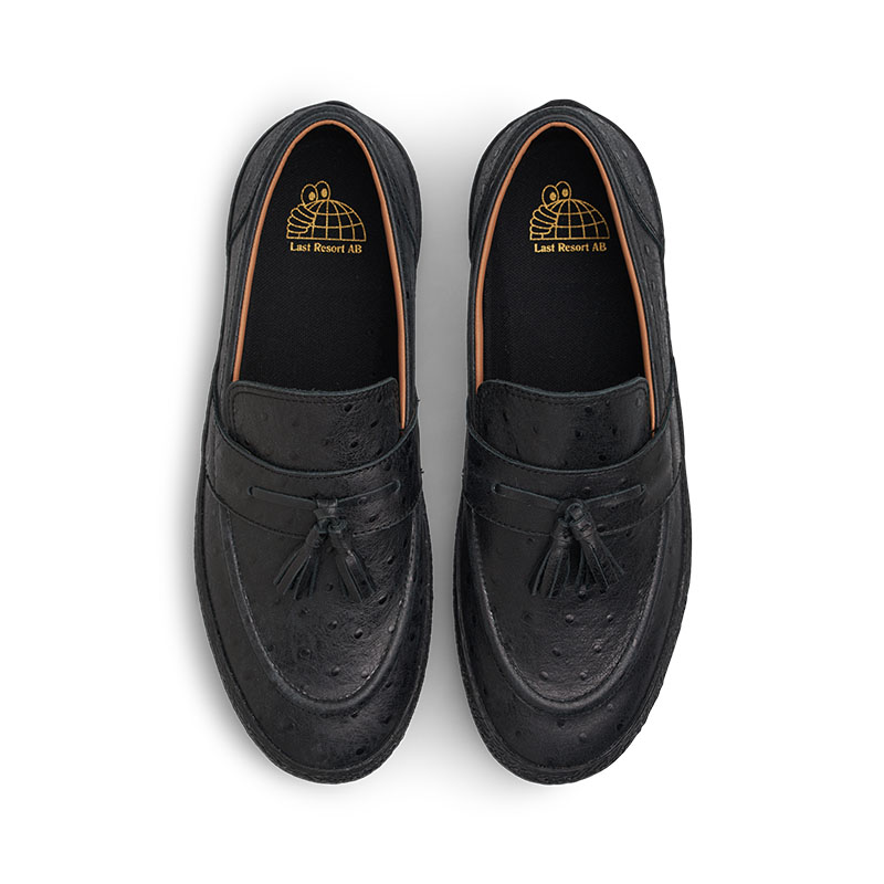 LAST RESORT AB（ラスト リゾート エービー）/ Loafer -Ostrich Black/Black-