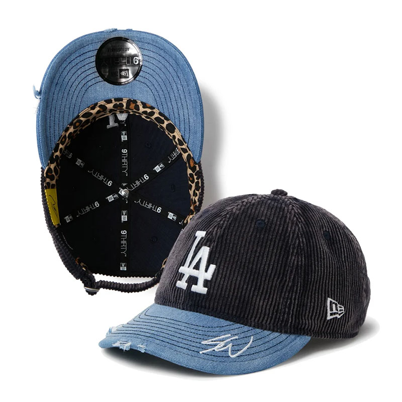 NEW ERA(ニューエラ)/ 9THIRTY Sean Wotherspoon LAドジャース NAVY CORDUROY/WASH DENIM
