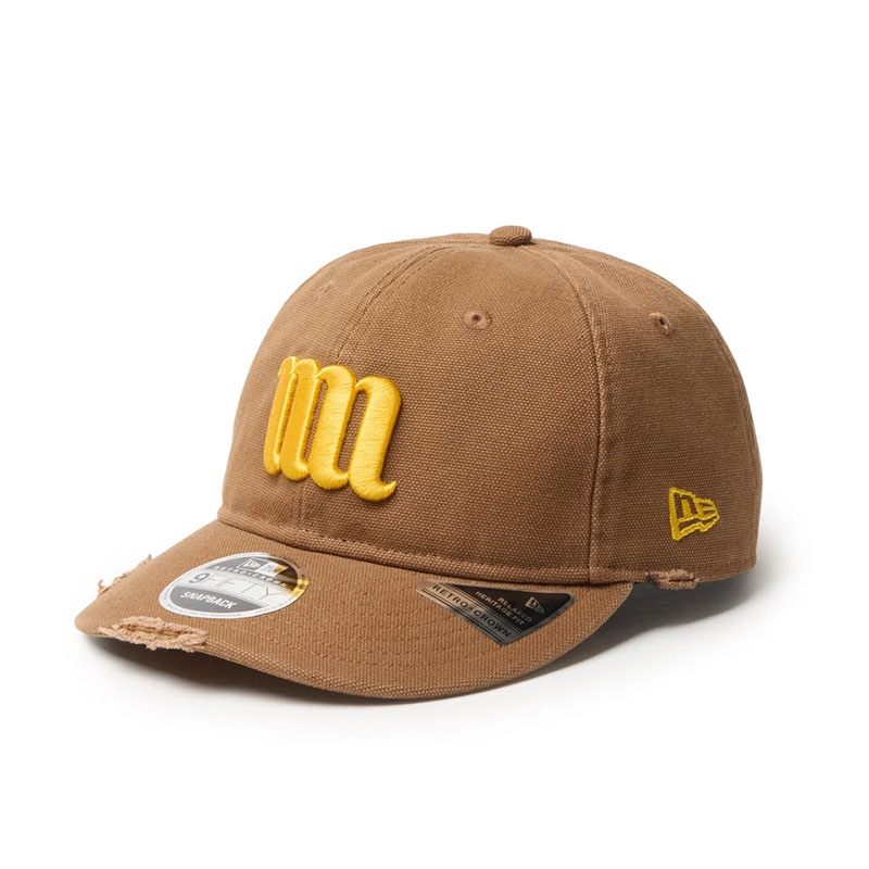 NEW ERA(ニューエラ)/ RC 9FIFTY Curved Visor Powered by GORO(MIN-NANO) MIN-NANO Damage BROWN