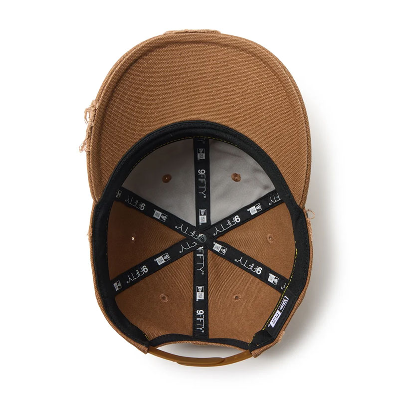 NEW ERA(ニューエラ)/ RC 9FIFTY Curved Visor Powered by GORO(MIN-NANO) MIN-NANO Damage BROWN