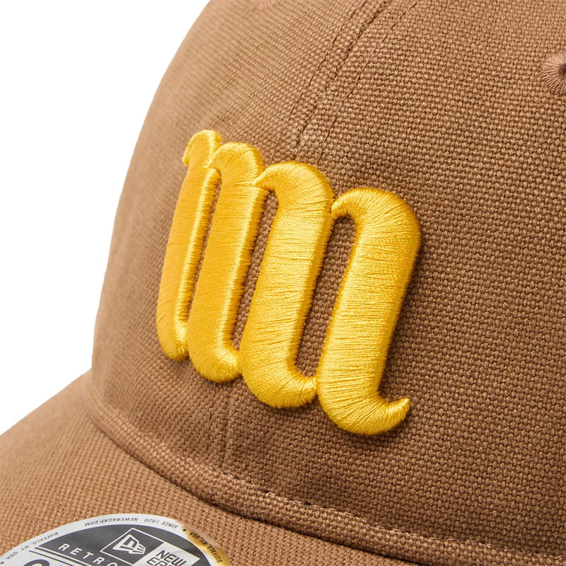 NEW ERA(ニューエラ)/ RC 9FIFTY Curved Visor Powered by GORO(MIN-NANO) MIN-NANO Damage BROWN