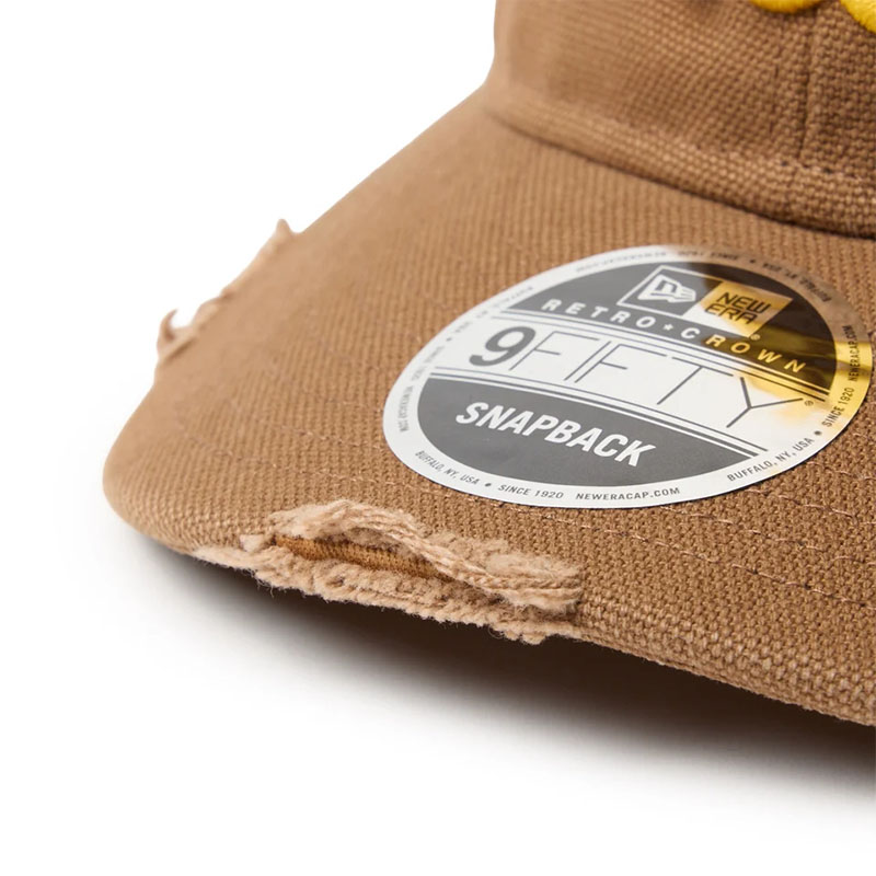NEW ERA(ニューエラ)/ RC 9FIFTY Curved Visor Powered by GORO(MIN-NANO) MIN-NANO Damage BROWN