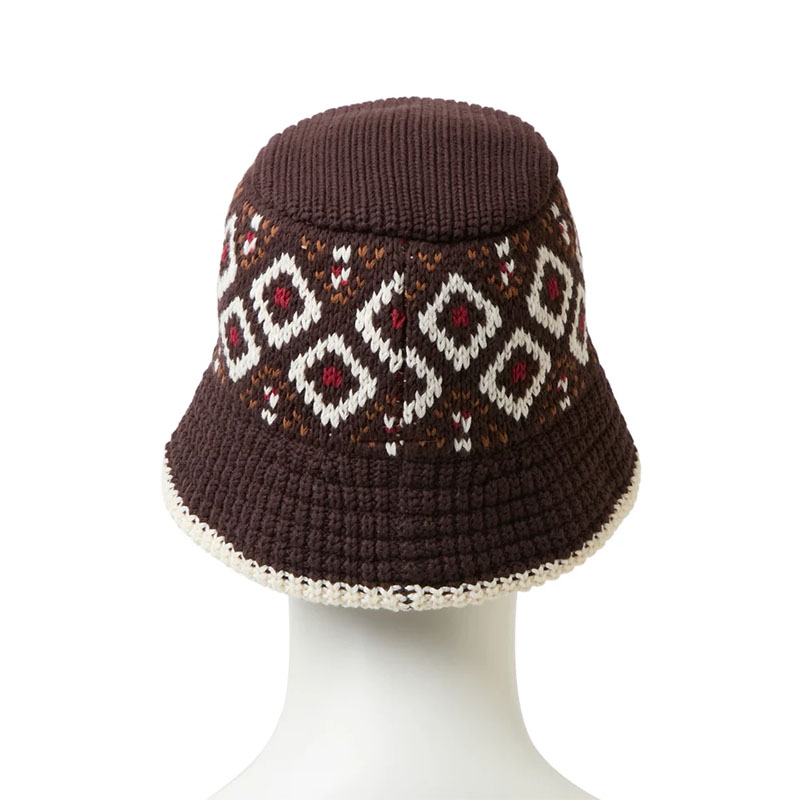 NEW ERA(ニューエラ)/ KNIT BUCKET HAT Powered by GORO(MIN-NANO) -BROWN-