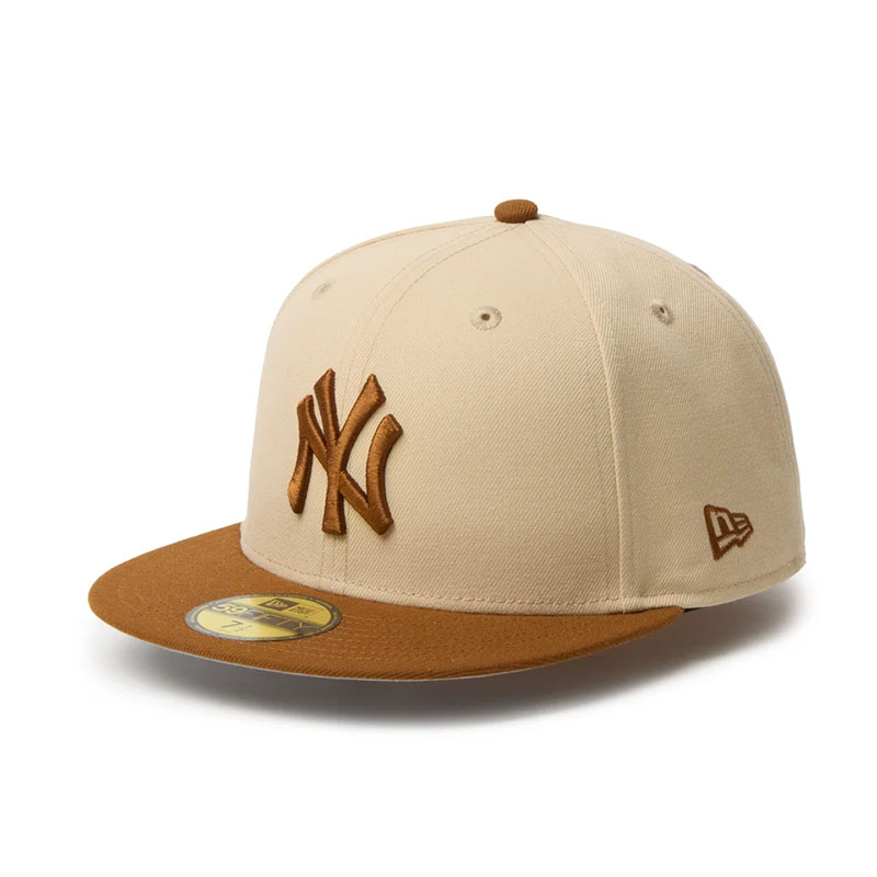 NEW ERA(ニューエラ)/ 59FIFTY Powered by GORO(MIN-NANO) NYヤンキース -BEIGE-