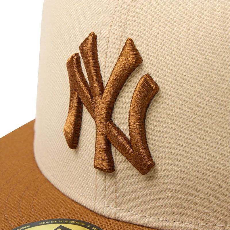 NEW ERA(ニューエラ)/ 59FIFTY Powered by GORO(MIN-NANO) NYヤンキース -BEIGE-