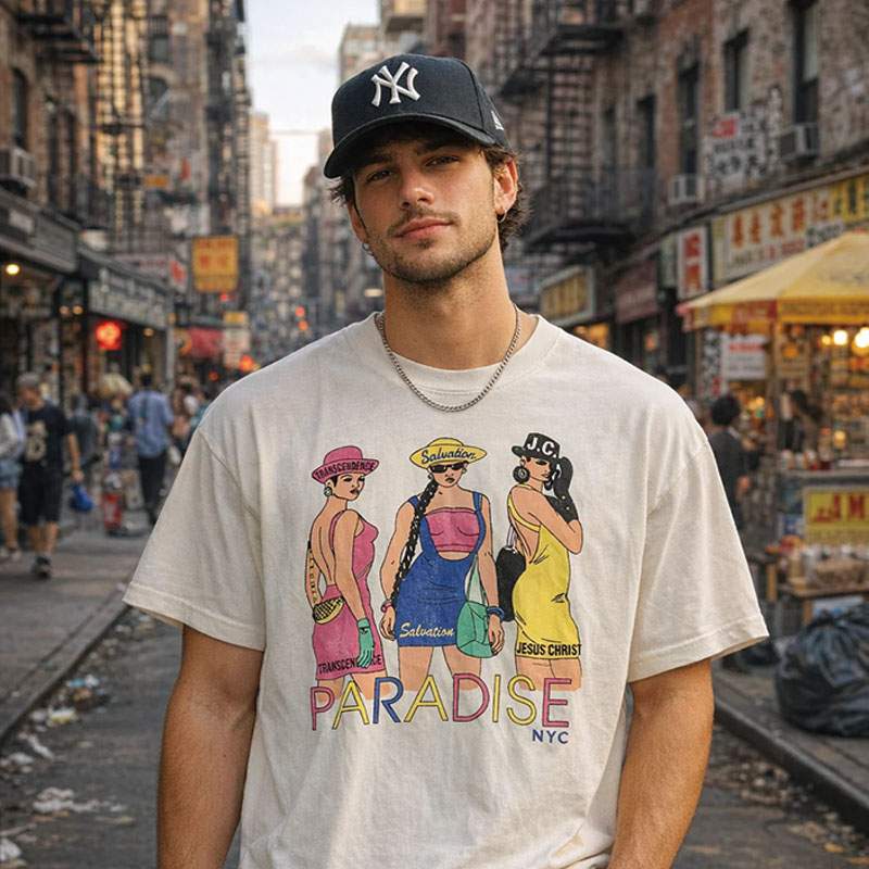PARADISE NYC(パラダイス)/ LA GIRL SS TEE -2.COLOR-