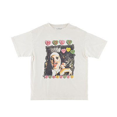 PARADISE NYC(パラダイス)/ HOLY-LIVE THROUGH DEATH SS TEE -WHITE-