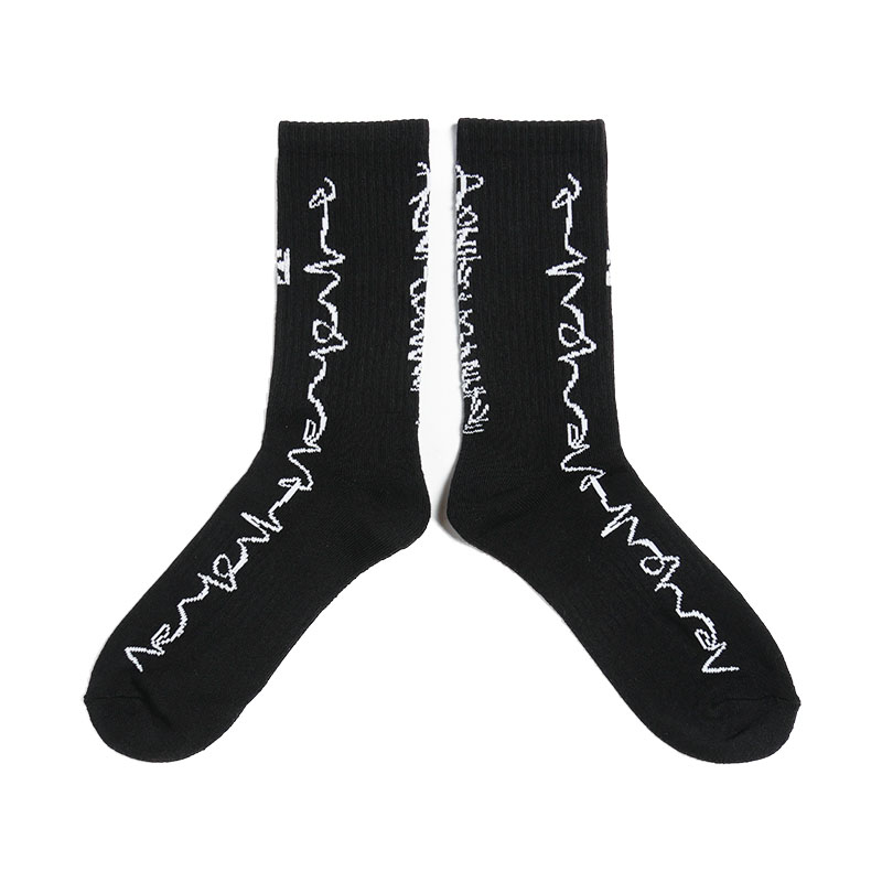 Poetic Collective(ポエティックコレクティブ)/ Crayon Socks -BLACK-