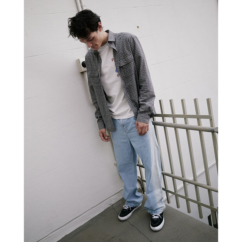 PASS PORT(パスポート)/ Workers Check Shirt Long-sleeve -3.COLOR-