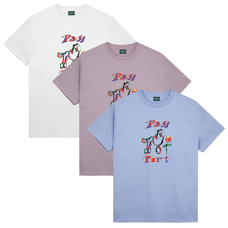 PASS PORT(パスポート)/ Poodle Organic Tee -3.COLOR-