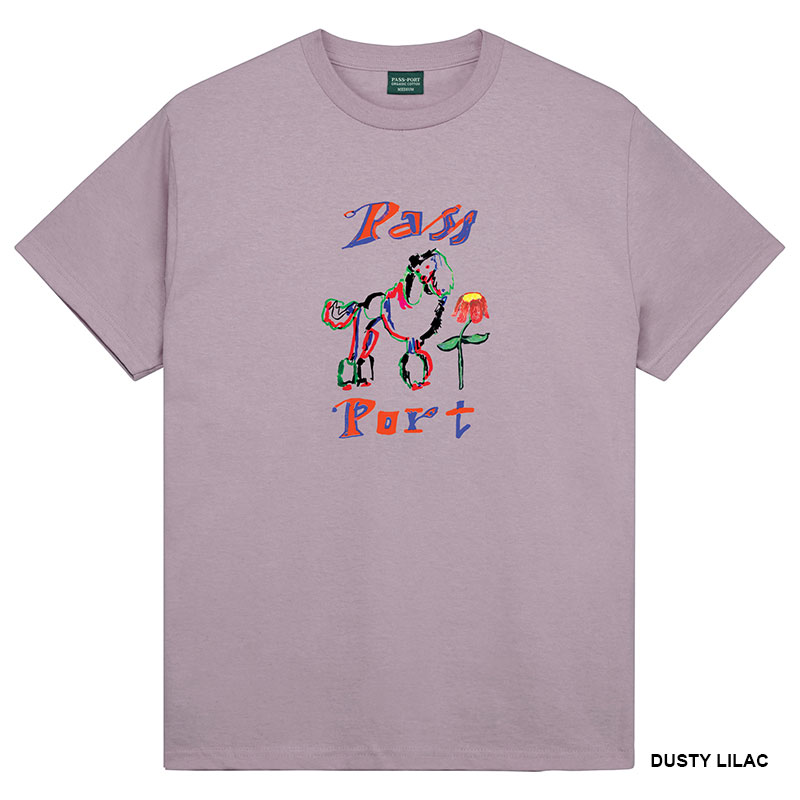 PASS PORT(パスポート)/ Poodle Organic Tee -3.COLOR-