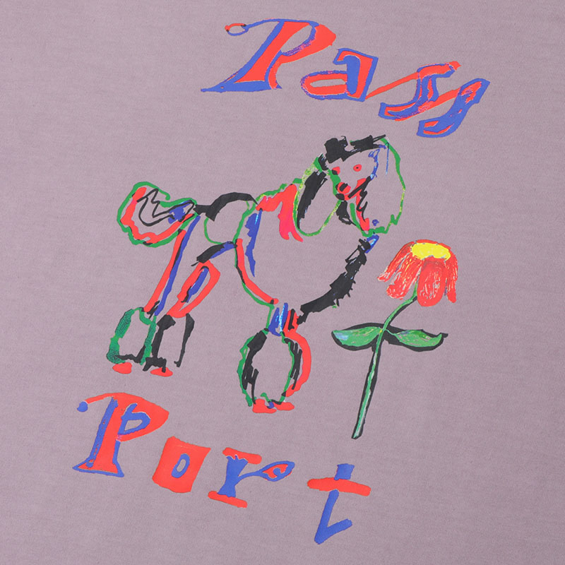 PASS PORT(パスポート)/ Poodle Organic Tee -3.COLOR-