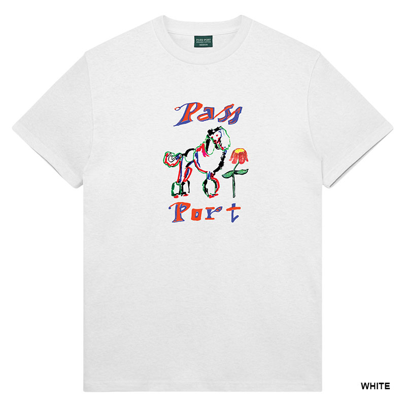 PASS PORT(パスポート)/ Poodle Organic Tee -3.COLOR-