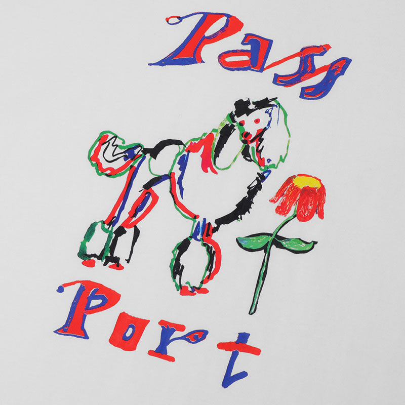 PASS PORT(パスポート)/ Poodle Organic Tee -3.COLOR-