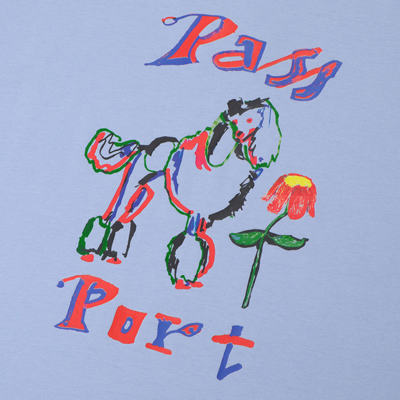 PASS PORT(パスポート)/ Poodle Organic Tee -3.COLOR-