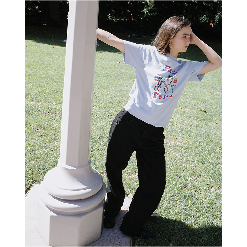 PASS PORT(パスポート)/ Poodle Organic Tee -3.COLOR-