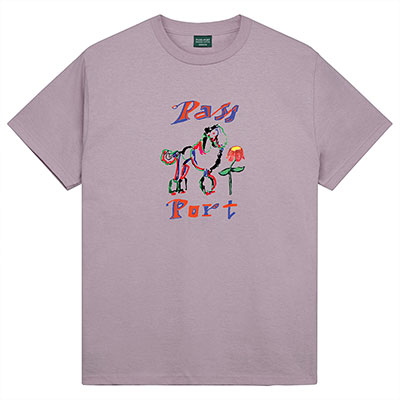PASS PORT(パスポート)/ Poodle Organic Tee -3.COLOR-