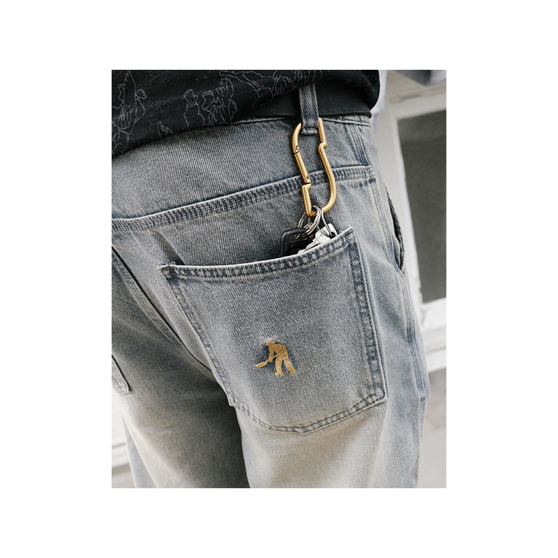 PASS PORT(パスポート)/ Tilde Carabiner -ANTIQUE GOLD-