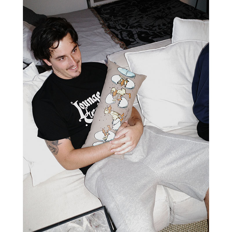 PASS PORT(パスポート)/ Born Tired Bolster Cushion -TAUPE-