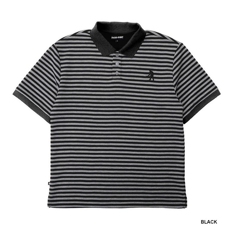 PASS PORT(パスポート)/ Striped Polo -3.COLOR-