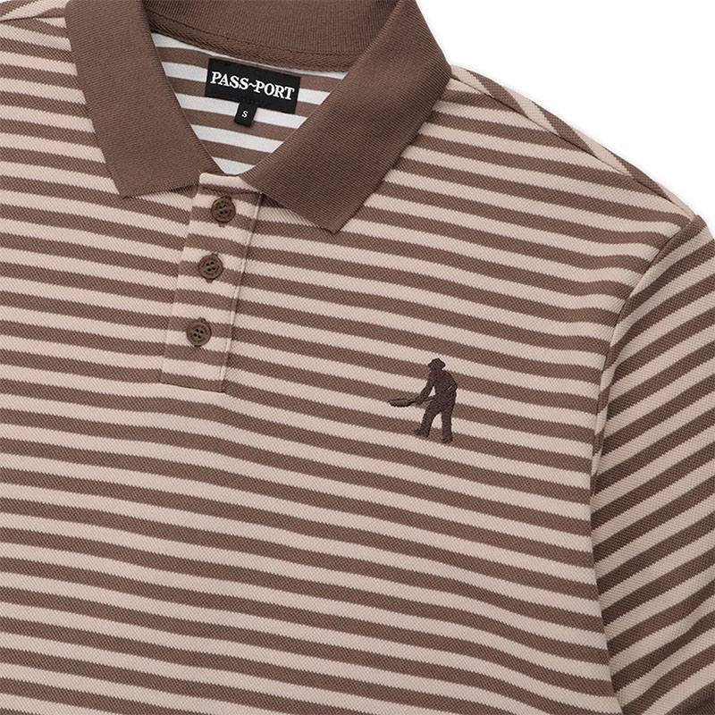 PASS PORT(パスポート)/ Striped Polo -3.COLOR-