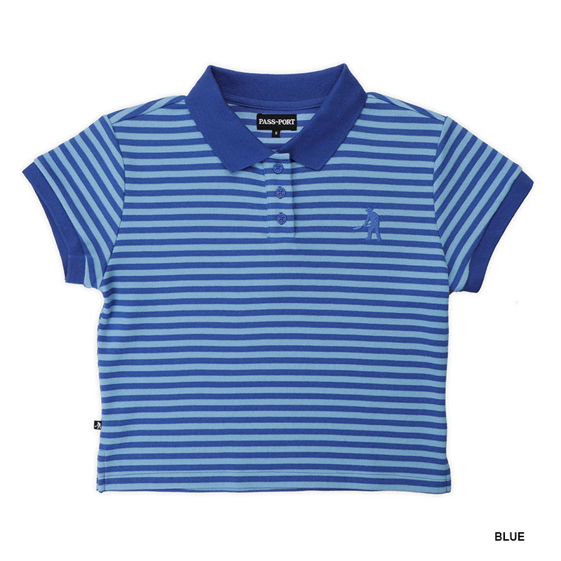 PASS PORT(パスポート)/ Striped Baby Polo -3.COLOR- (LADIES)