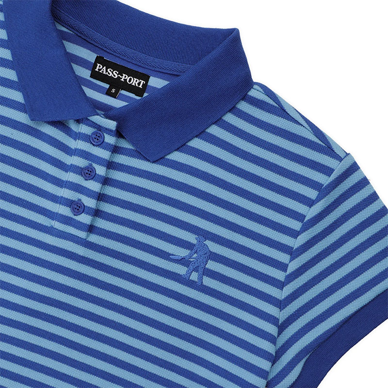 PASS PORT(パスポート)/ Striped Baby Polo -3.COLOR- (LADIES)