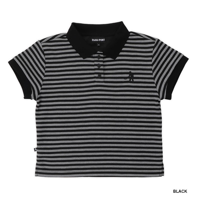 PASS PORT(パスポート)/ Striped Baby Polo -3.COLOR- (LADIES)