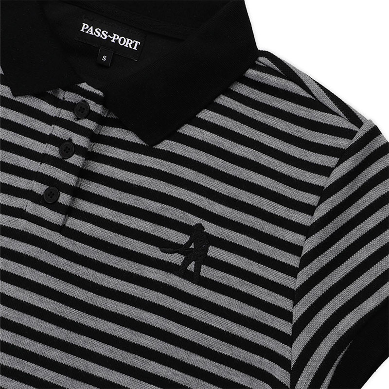 PASS PORT(パスポート)/ Striped Baby Polo -3.COLOR- (LADIES)