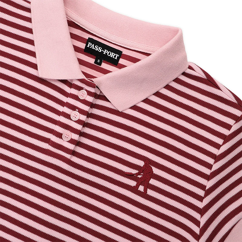 PASS PORT(パスポート)/ Striped Baby Polo -3.COLOR- (LADIES)
