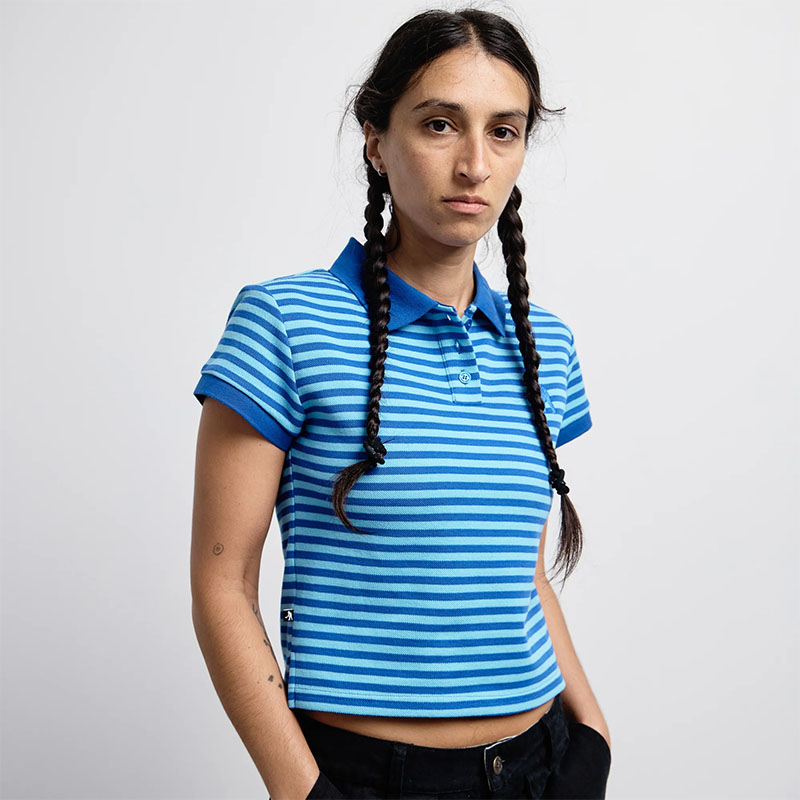 PASS PORT(パスポート)/ Striped Baby Polo -3.COLOR- (LADIES)