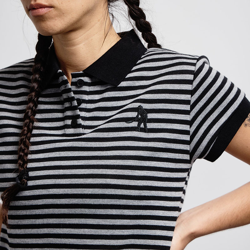 PASS PORT(パスポート)/ Striped Baby Polo -3.COLOR- (LADIES)