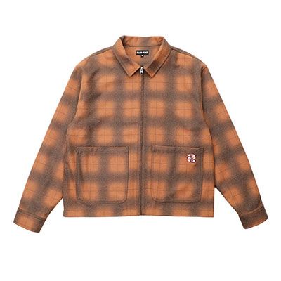 PASS PORT(パスポート)/ Workers Plaid Jacket -ORANGE-