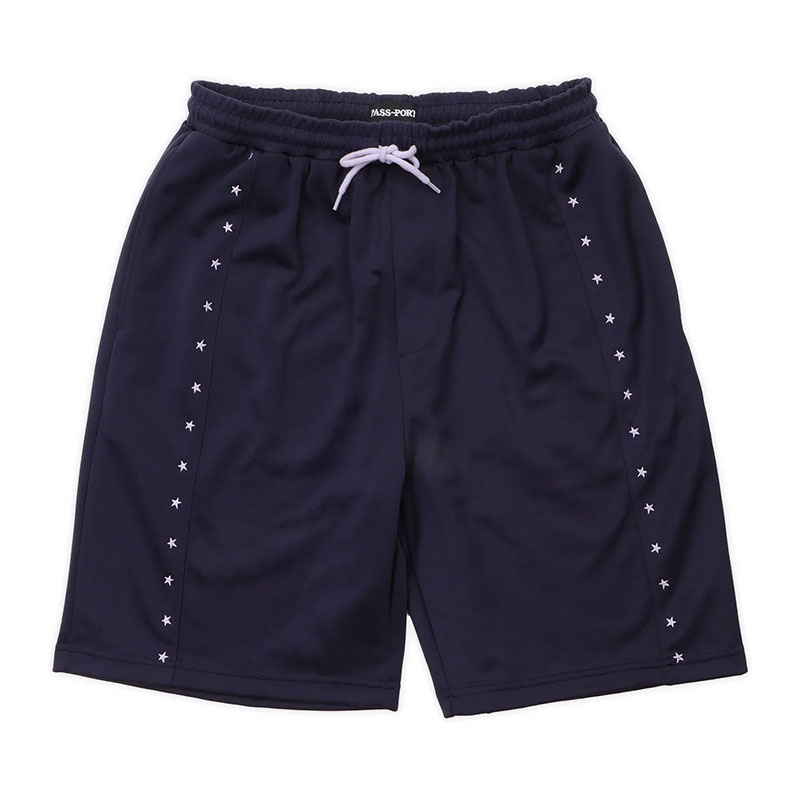 PASS PORT(パスポート)/ Stargazer Track Shorts -NAVY-